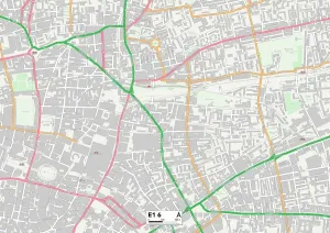 Tower Hamlets E1 6 Print Map