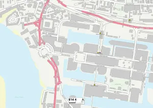 Tower Hamlets E14 4 Print Map