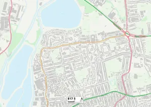 Waltham Forest E17 5 Postcode Sector Print Map