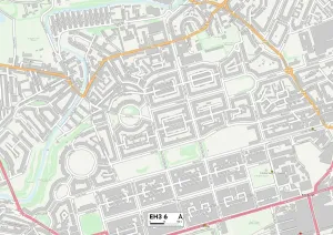 Edinburgh EH3 6 Print Map Sector