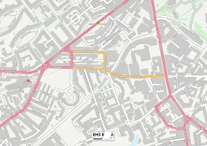 Edinburgh EH3 8 Print Map Sector Guide