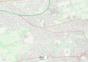 Edinburgh EH4 3 Print Map Sector Guide