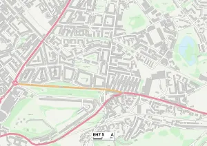 Edinburgh EH7 5 Print Map Sector