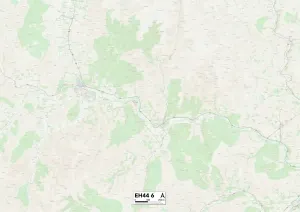 Scottish Borders EH44 6 Print Map Sector
