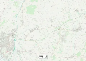 East Devon EX5 2 Print Map