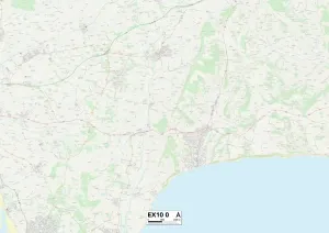 Exeter EX10 0 Print Map Sector