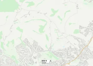Exeter EX4 9 Print Map Sector