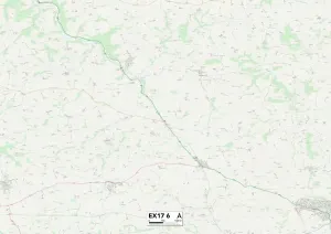 Mid Devon EX17 6 Print Map Sector