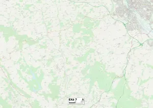 Teignbridge EX6 7 Print Map