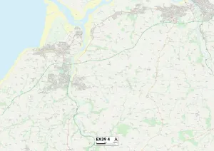EX - Exeter Prints: Torridge EX39 4 Print Map Sector