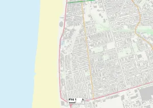 Blackpool FY4 1 Print Map Postcode Sector