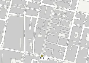 Glasgow G1 3 Postcode Sector Print Map