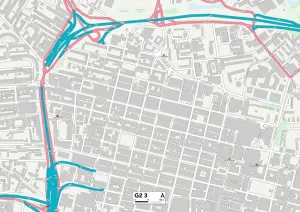 Glasgow G2 3 Print Map Sector