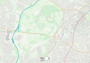 Glasgow G43 1 Print Map Sector