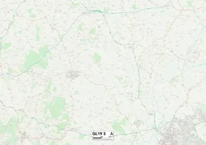 Gloucester GL19 3 Print Postcode Sector Map