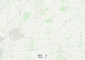 GL9 1 Print Map of Gloucester Postcode Sector