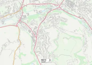 Stroud GL5 3 Print Map Sector