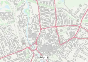 Guildford GU1 4 Print Map Sector