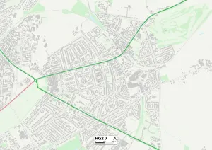 HG - Harrogate Prints: Harrogate HG2 7 Print Map Sector