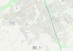Harrogate HG2 9 Postcode Sector Print Map