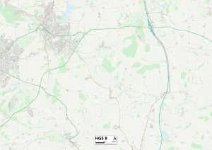 Harrogate HG5 8 Print Map Sector