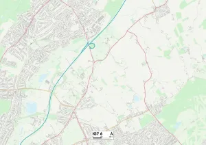 Epping Forest IG7 6 Print Map