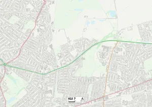 Redbridge IG2 7 Postcode Sector Map Print