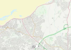 Lancaster LA4 6 Print Map Sector