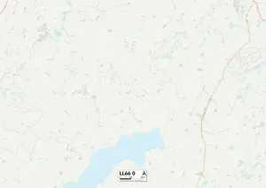Anglesey LL66 0 Print Map