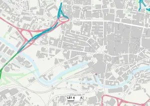 Leeds LS1 4 Print Map Sector