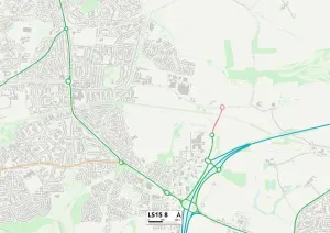 LS - Leeds Prints: Leeds LS15 8 Print Map Sector