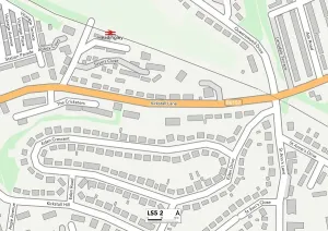 Leeds LS5 2 Print Map Postcode Sector