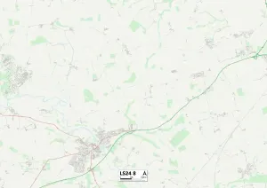 Selby LS24 8 Print Map