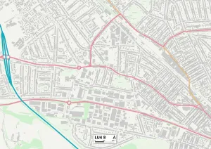 LU - Luton Prints: Luton LU4 8 Print Map Sector