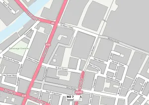 Manchester M2 7 Print Map Sector