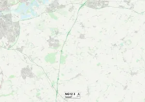 Rushcliffe NG12 3 Postcode Sector Print Map