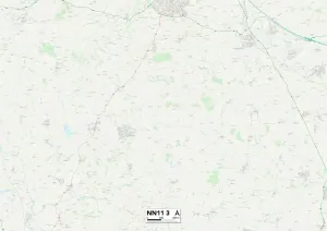 Daventry NN11 3 Postcode Sector Print Map