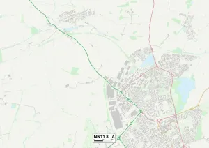 Daventry NN11 8 Print Map Sector Guide