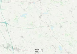 Daventry NN6 6 Print Map Postcode Sector