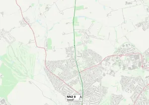 Northampton NN2 8 Print Map Sector