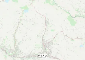 Rossendale OL13 8 Print Map Sector Map