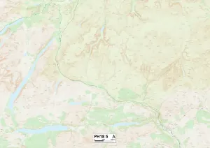 Perth and Kinross PH18 5 Print Map Sector