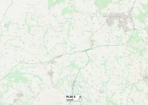 Cornwall PL30 5 Print Map Sector
