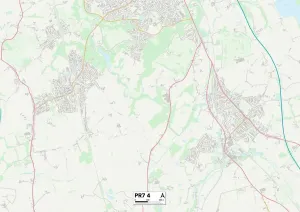 Chorley PR7 4 Print Map Sector