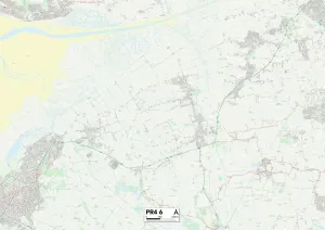 Fylde PR4 6 Print Map Sector