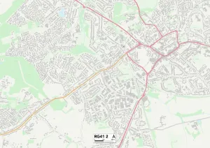 RG - Reading Prints: Wokingham RG41 2 Print Map Sector