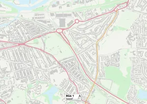 Wokingham RG6 1 Print Map Sector