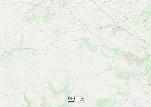 Barnsley S36 4 Postcode Sector Print Map