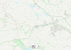 S - Sheffield Prints: Barnsley S36 9 Postcode Sector Print Map