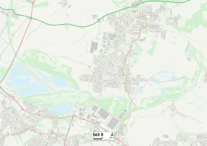 Barnsley S63 8 Print Map Sector